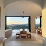 Open floor plan with ocean views
