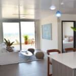 Open living area with ocean views