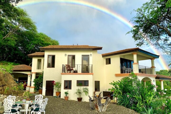 Rainbow over casa ensueño