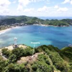 Areal View of San Juan del Sur Bay.