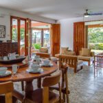 Full dining and living area
