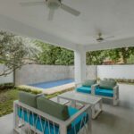 Modern Home by the Beach Patio with pool