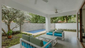 Modern Home by the Beach Patio with pool