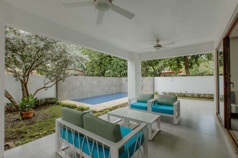 Modern Home by the Beach Patio with pool