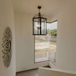 Double height ceiling stairwell