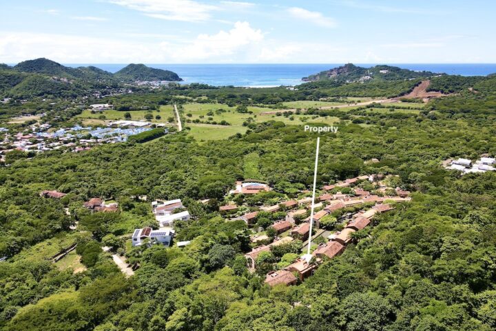 Aerial of Villas de Palermo with Ocean View