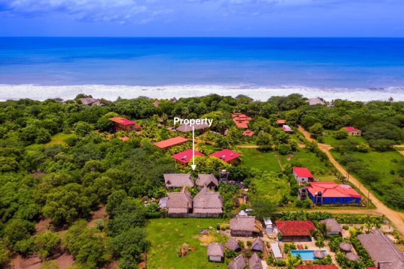 aerial view in Eco Lodge in Popoyo