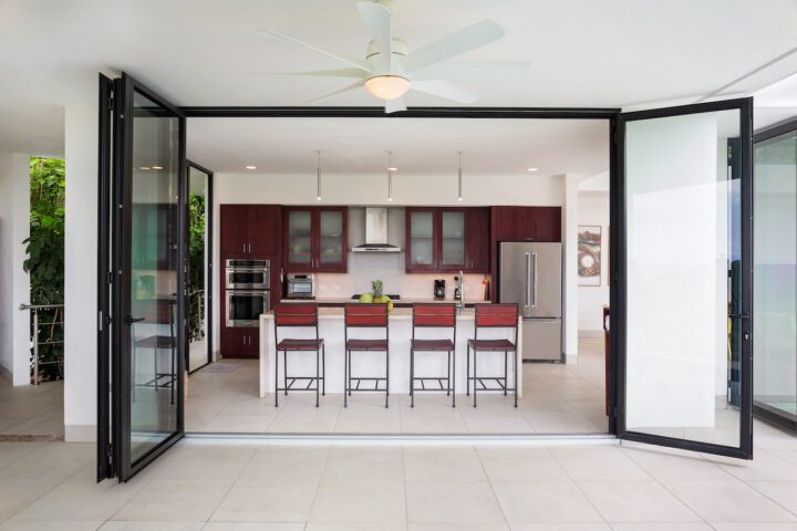 Luxury kitchen with custom cabinets