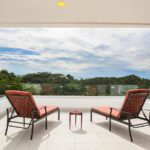 Master bedroom terrace with Ocean view