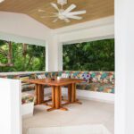 Large Covered Gazebo with Table