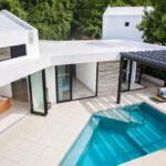 Villa Artista aerial of pool