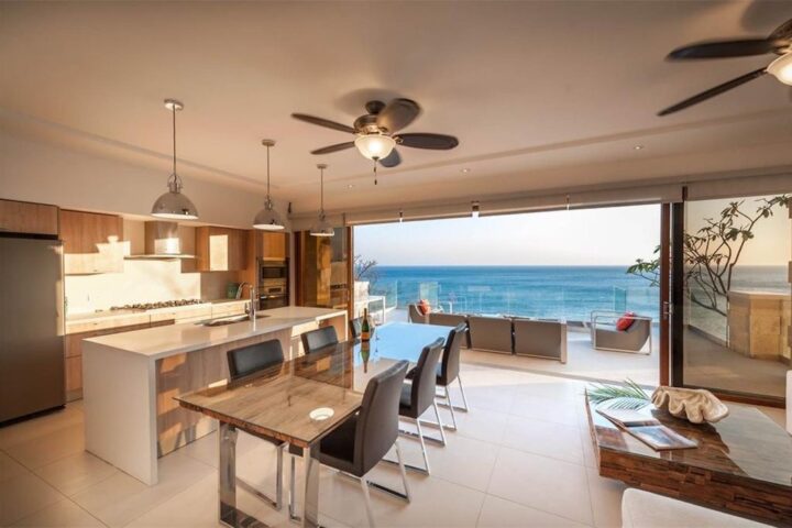 Kitchen with Oceanview