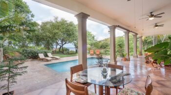 Terrace & Pool with oceanview.