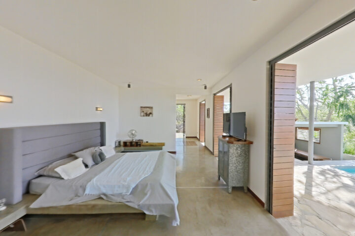 Master bedroom panoramic view