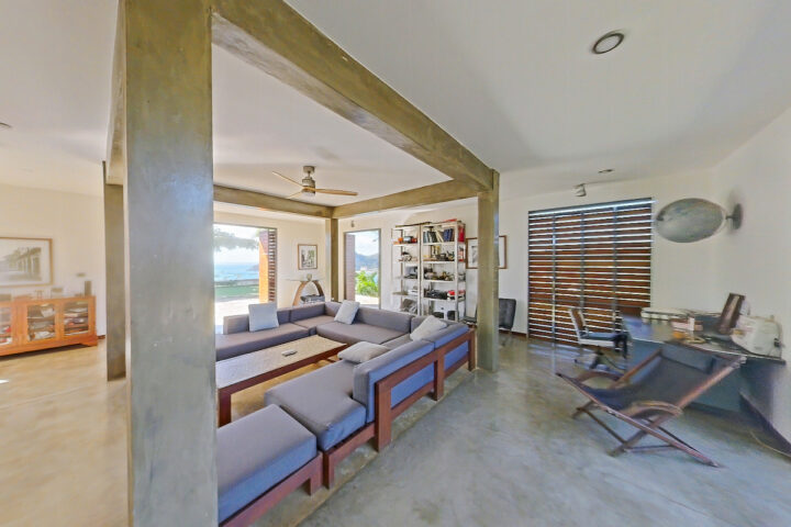 Living room panoramic photo