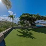 Garden view to the mountains
