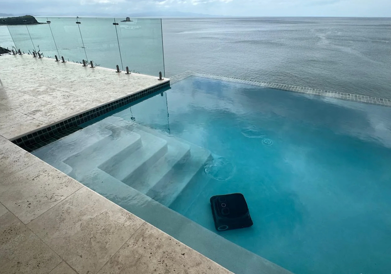 Pool view from the terrace