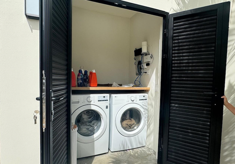 Washer and Dryer view