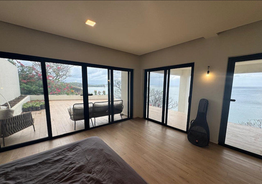 Panoramic terrace view from them master bedroom