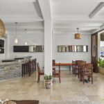 Lobby and restaurant area