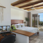 Principal bedroom with view