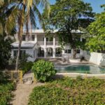 Front of the house from the beach