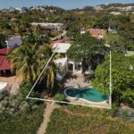 From of the house aerial shoot