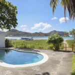Beachfront view from house