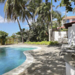 Social area and pool