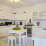 Counter and kitchen view