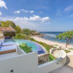 Beachfront view from the pool angle 2