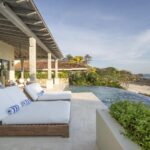 Terrace and pool view