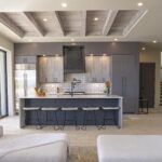 kitchen island view