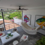 Down level living with hammock