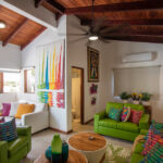 Upper living room area
