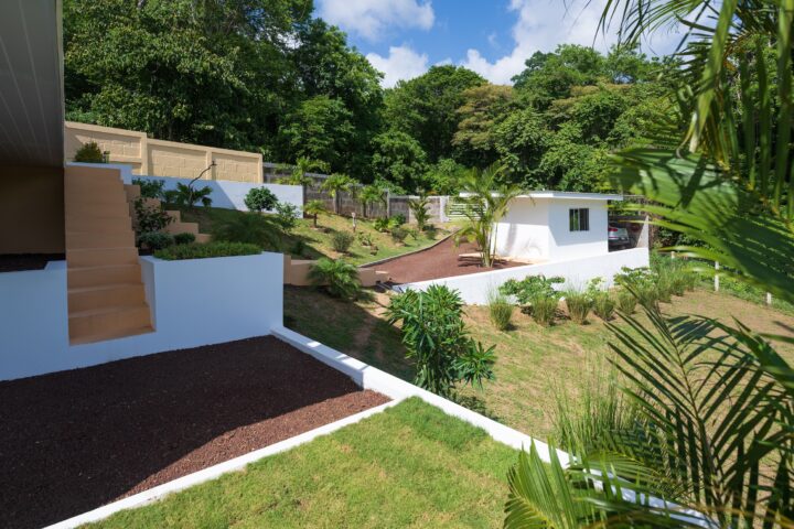 parking and cottage