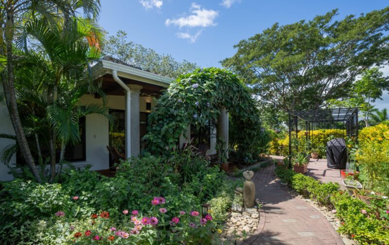 Casita with terrace and garden views