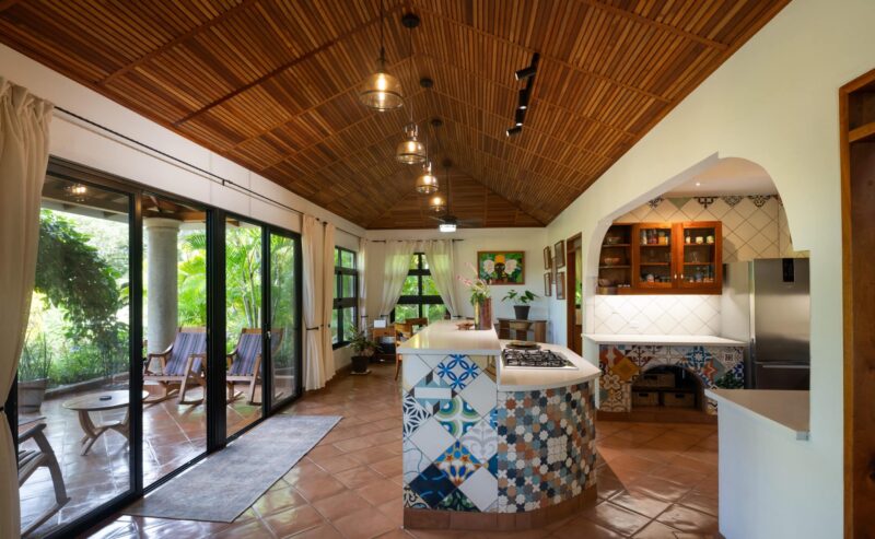 area de cocina de casita