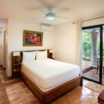 master bedroom with terrace view