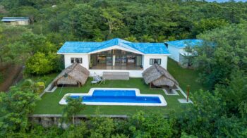 aerial view of Move-in Ready Home with Land