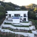 aerial view of Panoramic Bay View Home