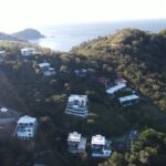 aerial view of Panoramic Bay View Home