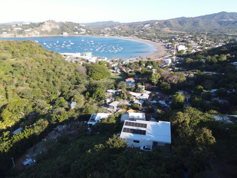 aerial view of Panoramic Bay View Home