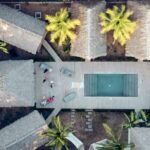 Pool with a terrace