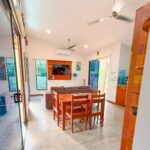 Casita dining and living areas