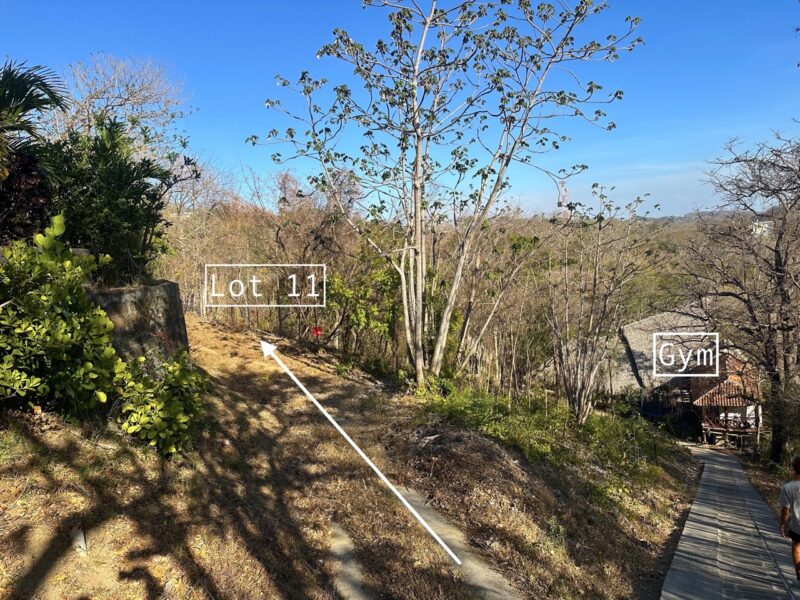 Lot 11 marked above Playa Maderas, San Juan del Sur