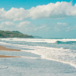 About 150 meters of Pacific beachfront on this development parcel