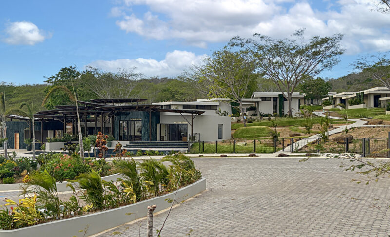 Aerial view of the gated ocean view lot near TreeCasa