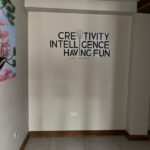 The office space in town, set up for a small business