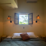 Bedroom in the separate guest casita at Pacific Marlin